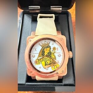 Christian Audigier Gold Panther Watch | New with Box | Collector's Piece